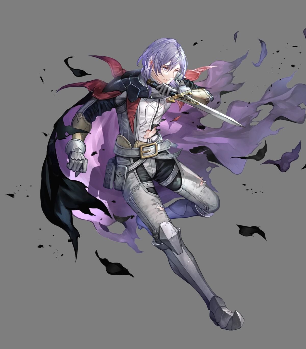 fire_emblem, fire_emblem_three_houses, heels, male, nintendo, senna_(artist), sword, torn_clothes, uniform, yuri_(fire_emblem)