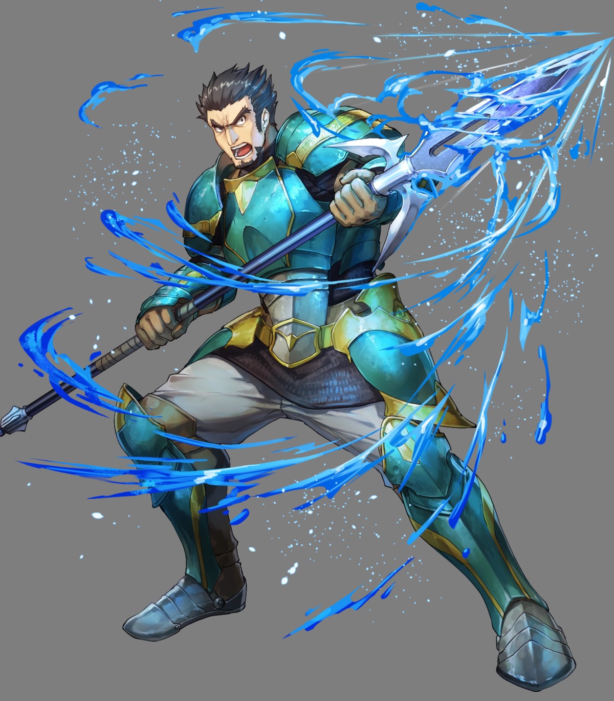 armor, dai-xt, fire_emblem, fire_emblem:_seima_no_kouseki, gilliam, male, nintendo, weapon