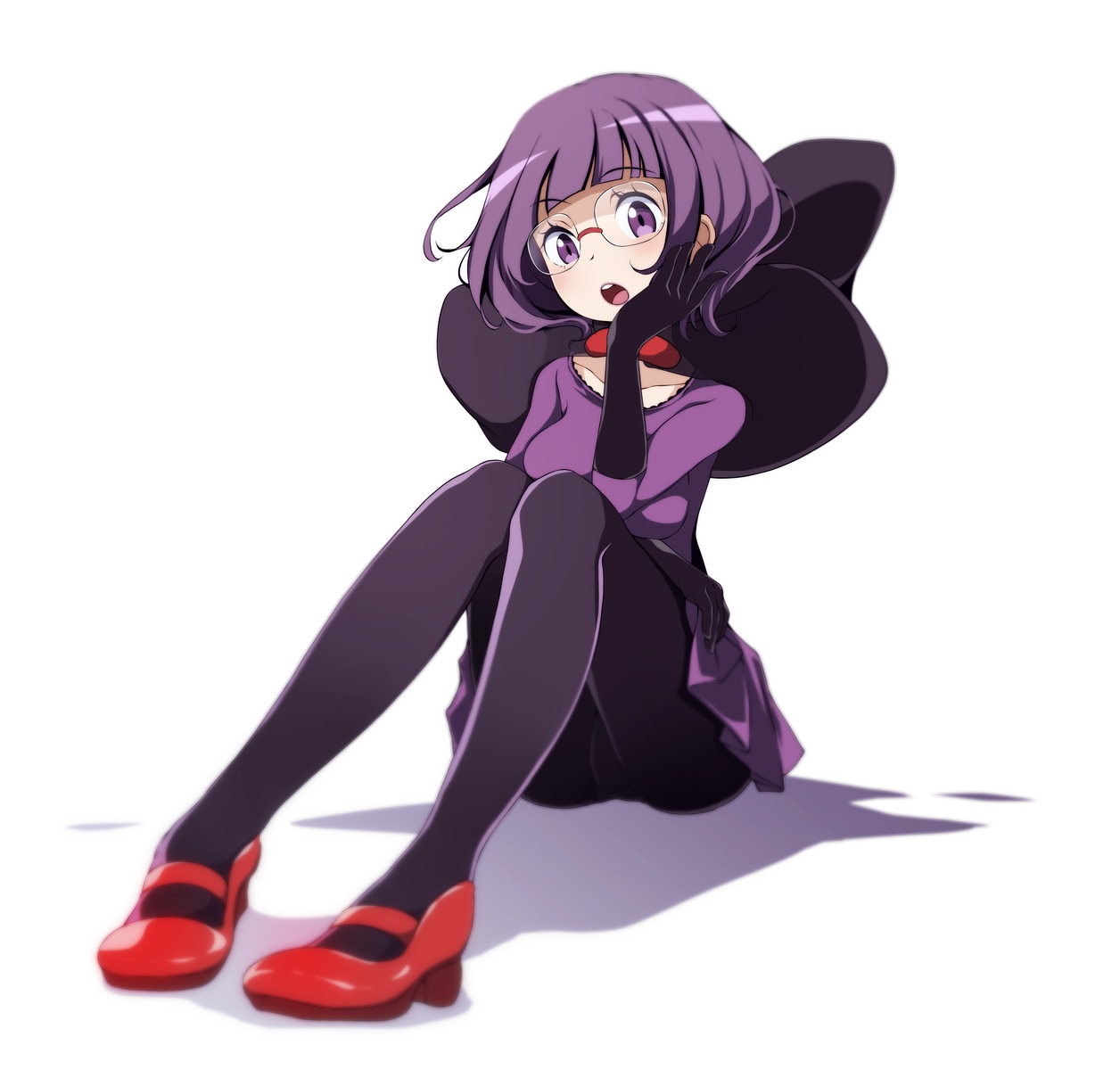 megane, pantyhose, pokemon, pokemon_b2w2, pokemon_bw, shikimi_(pokemon), skirt_lift, tsukishiro_saika
