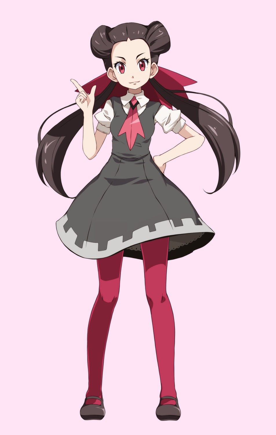 pantyhose, pokemon, pokemon_oras, pokemon_rse, seifuku, skirt_lift, tsukishiro_saika, tsutsuji_(pokemon)
