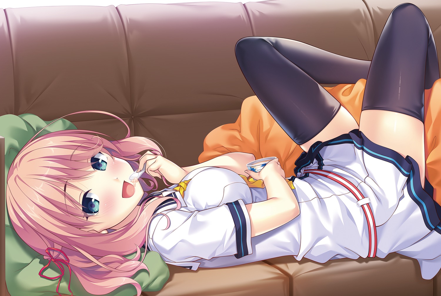 making_*_lovers, seifuku, smee, takanashi_ako, taniyama-san, thighhighs