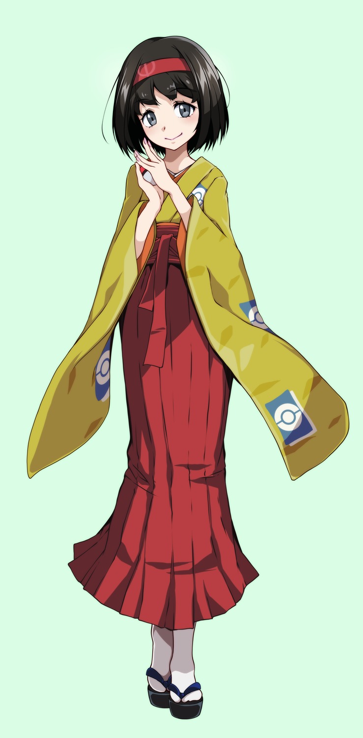 erika_(pokemon), japanese_clothes, pokemon, pokemon_frlg, pokemon_gsc, pokemon_hgss, pokemon_rgby, tsukishiro_saika