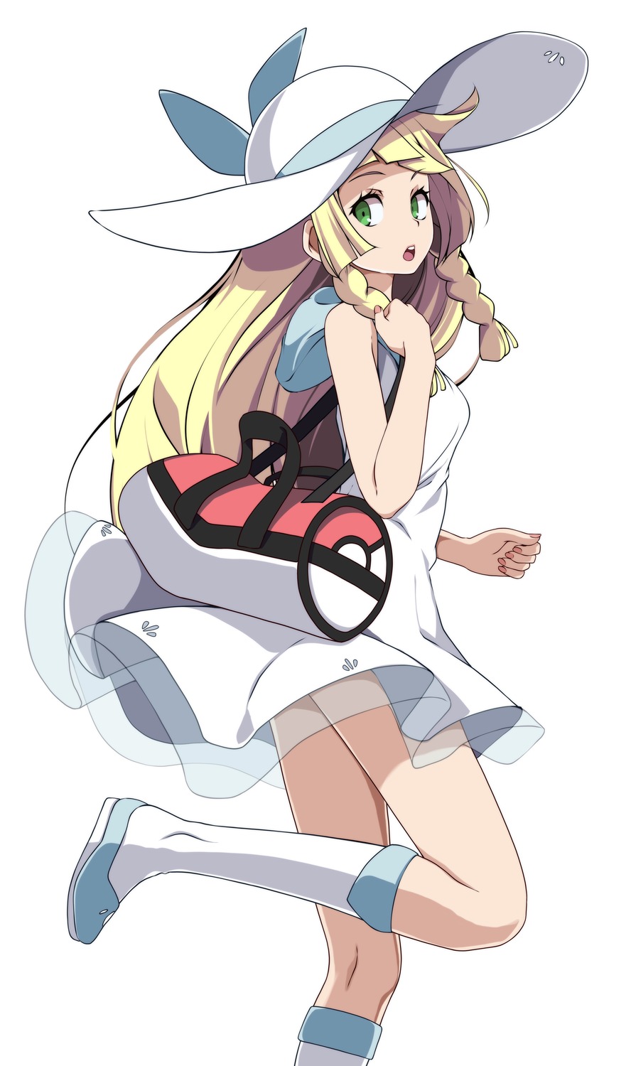 dress, lillie_(pokemon), pokemon, pokemon_sm, pokemon_usum, see_through, skirt_lift, summer_dress