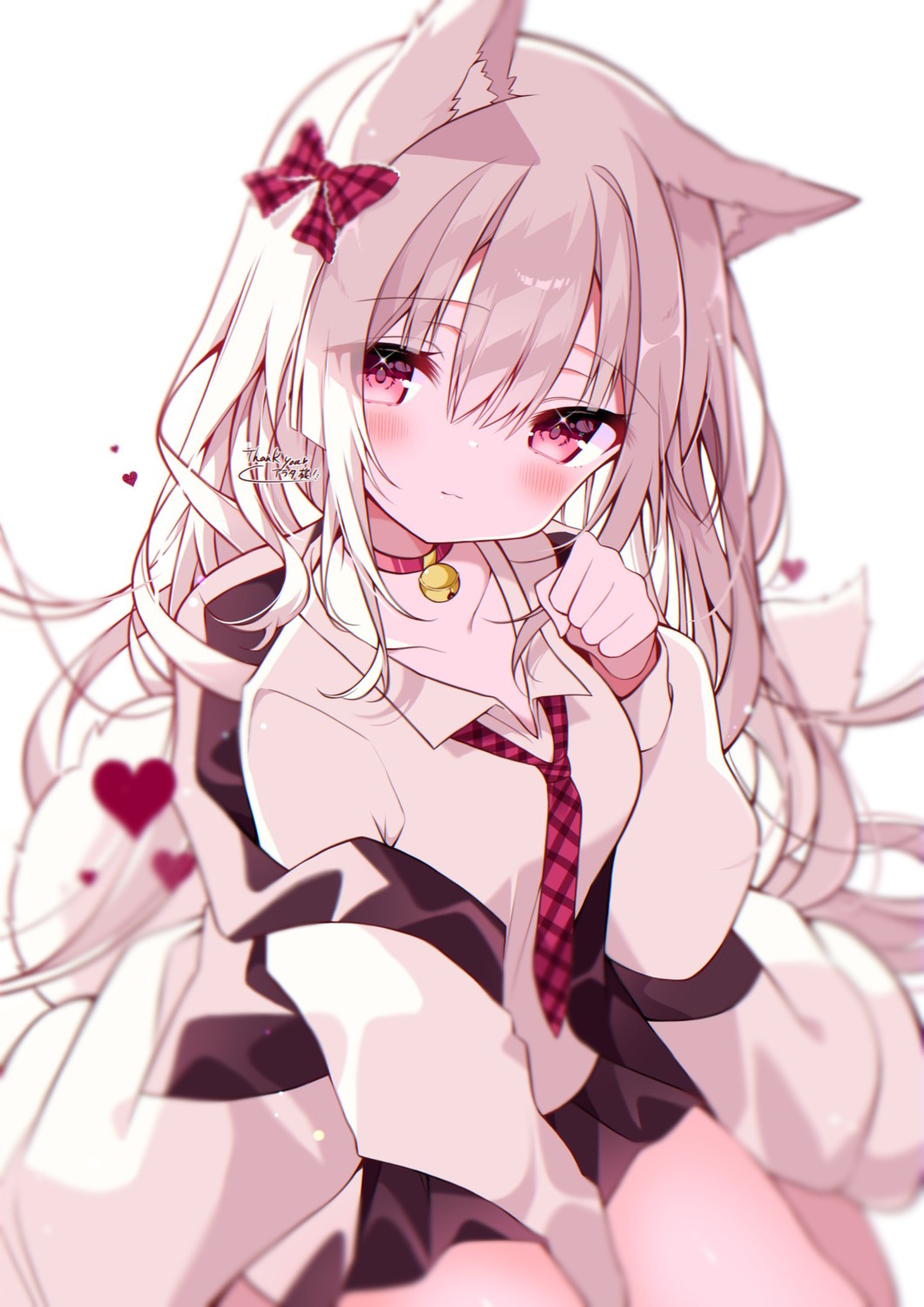 animal_ears, seifuku, suisei_1121, tail