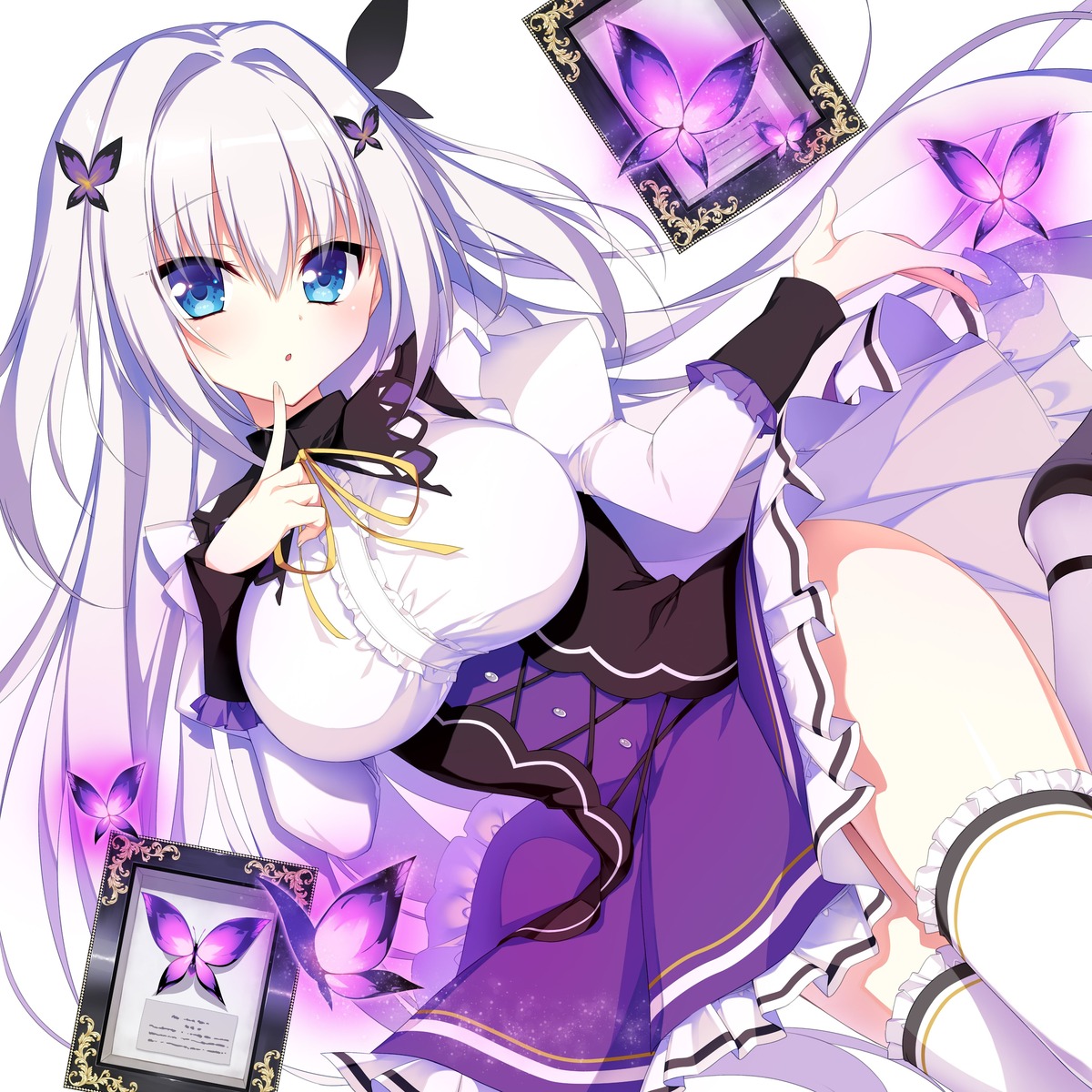 digination, flip*flop_~rambling_overrun~, matsumiya_kiseri, skirt_lift, thighhighs, tsukigaoka_ran