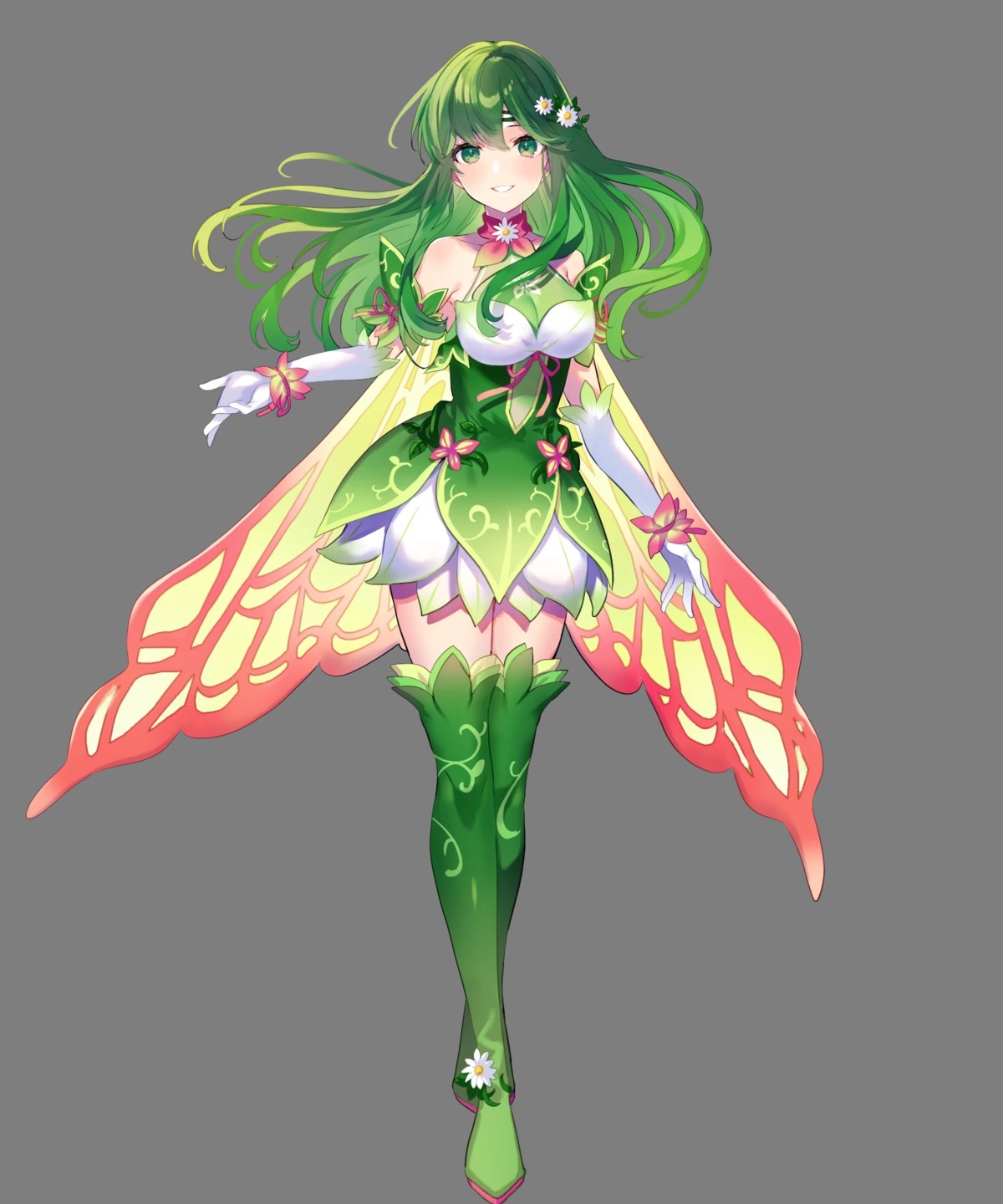 fairy, fire_emblem, fire_emblem:_shin_ankoku_ryuu_to_hikari_no_ken, nintendo, paora, saine, thighhighs, wings