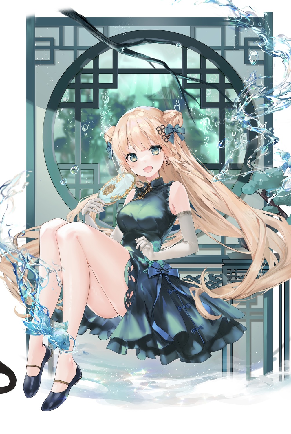 dress, nekojita_(ika_neko46), skirt_lift