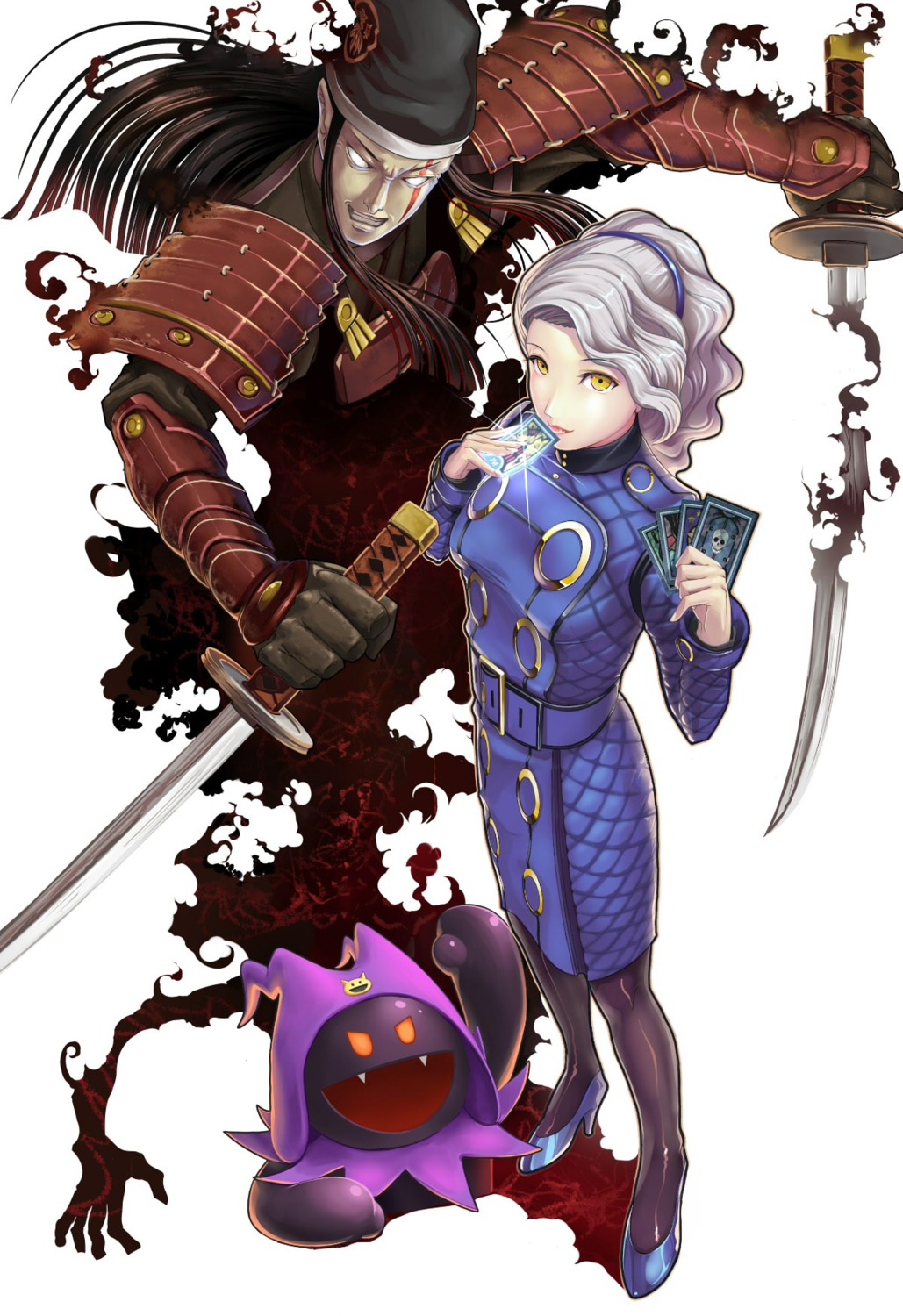 hi-ho-, margaret, megaten, pantyhose, persona, persona_4
