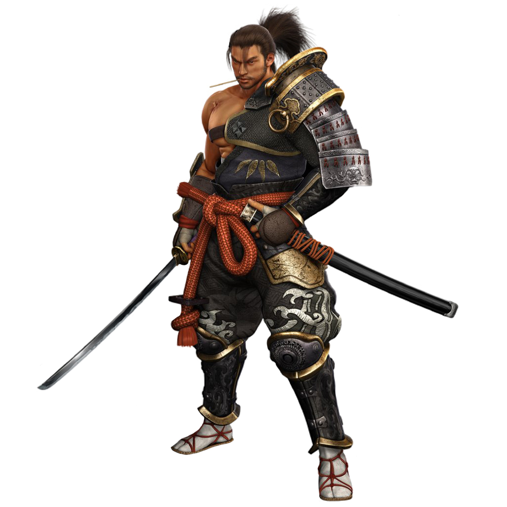 armor, cg, heishirou_mitsurugi, japanese_clothes, male, soul_calibur, sword, weapon