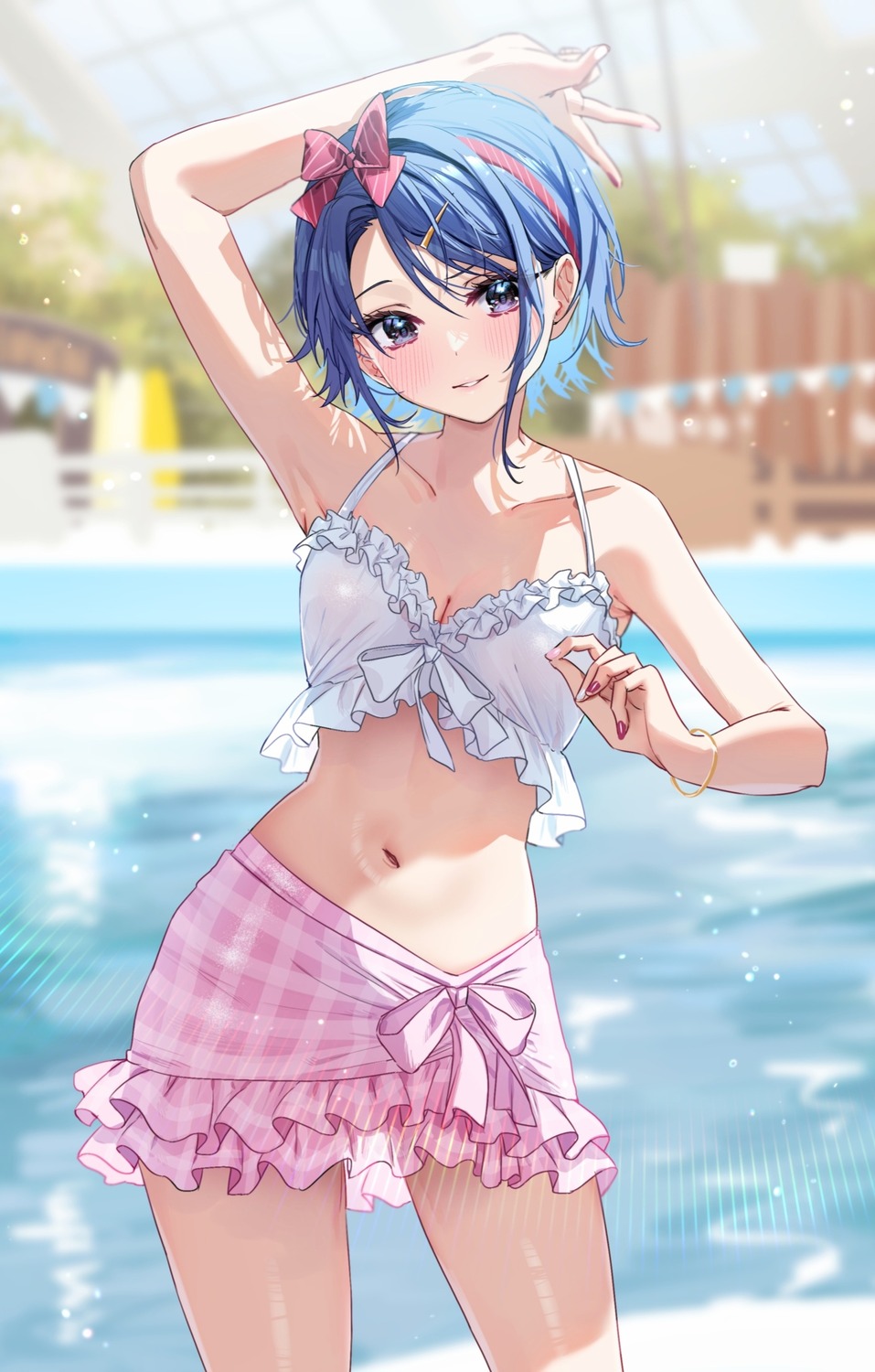 bikini, chigusa_minori, himeno_akira, jitsuwa_imouto_deshita., see_through, swimsuits