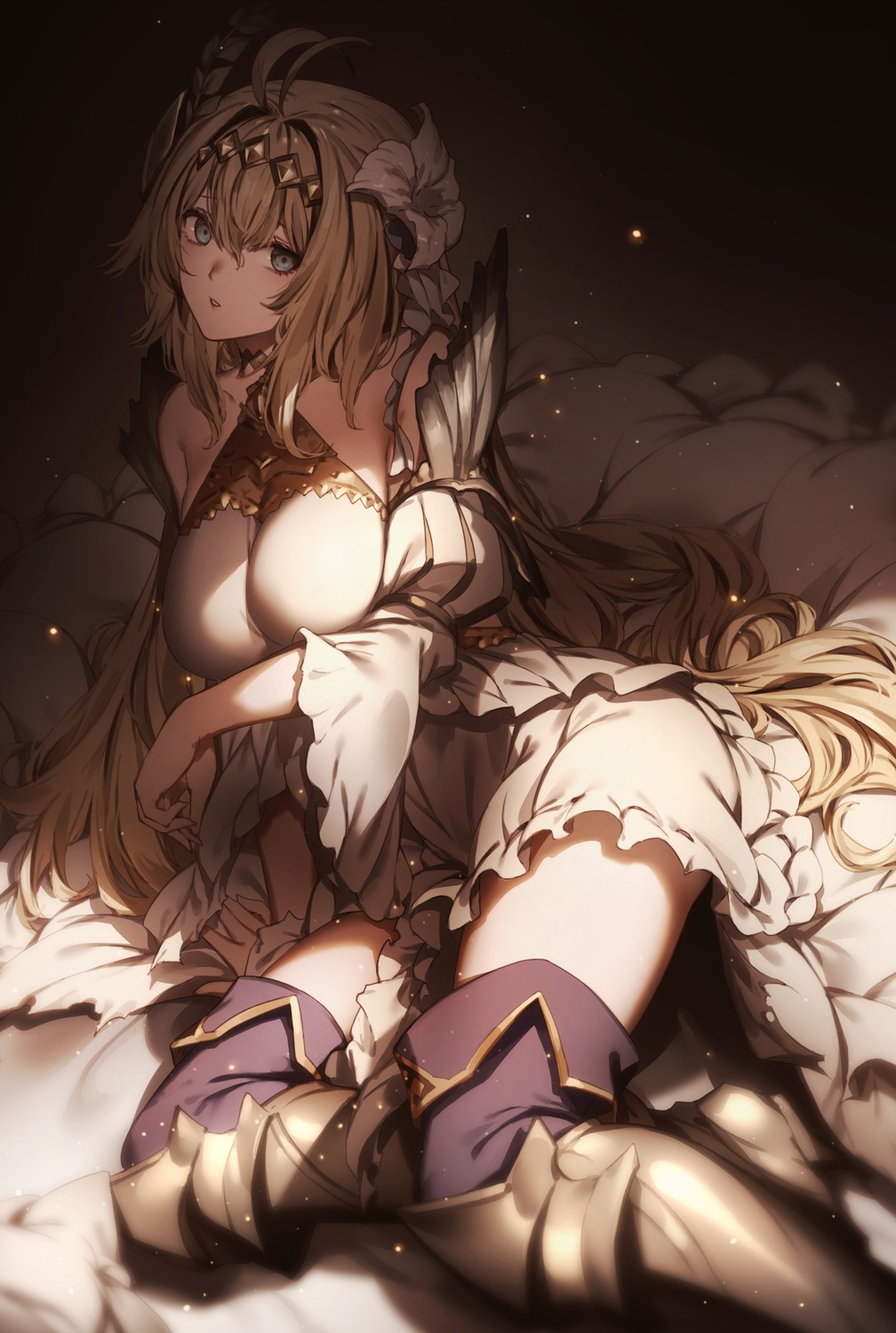 genyaky, granblue_fantasy, jeanne_d'arc, jeanne_d'arc_(granblue_fantasy), thighhighs