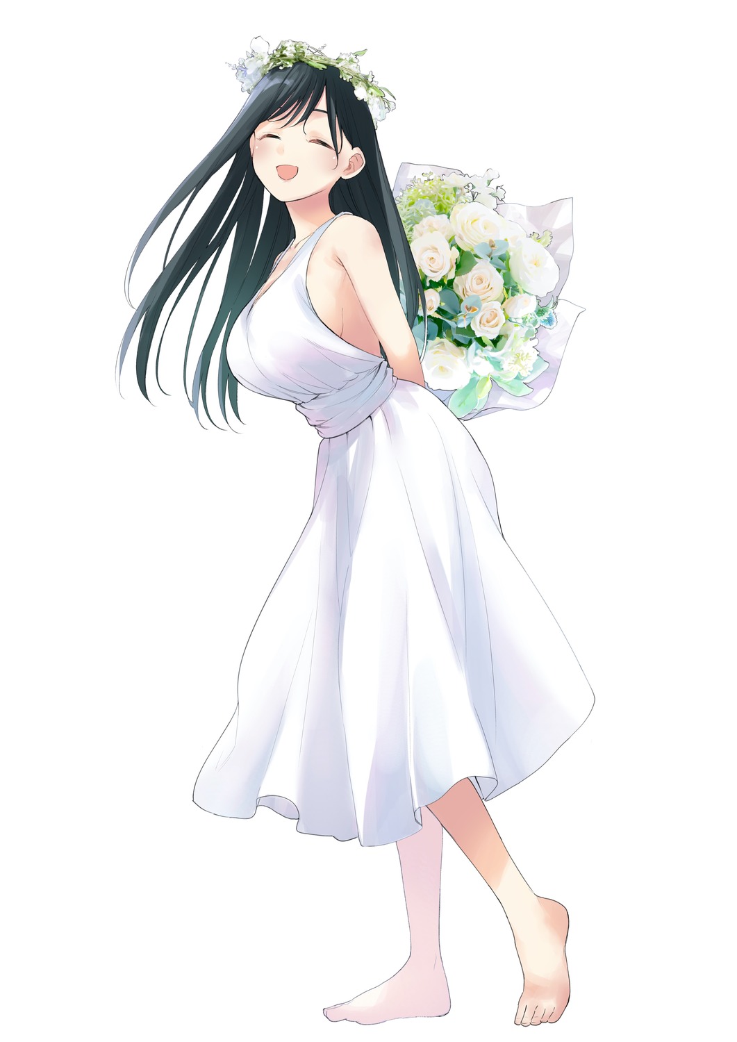 amagami-san_chi_no_enmusubi, amagami_yae, dress, naitou_marcey, no_bra, summer_dress