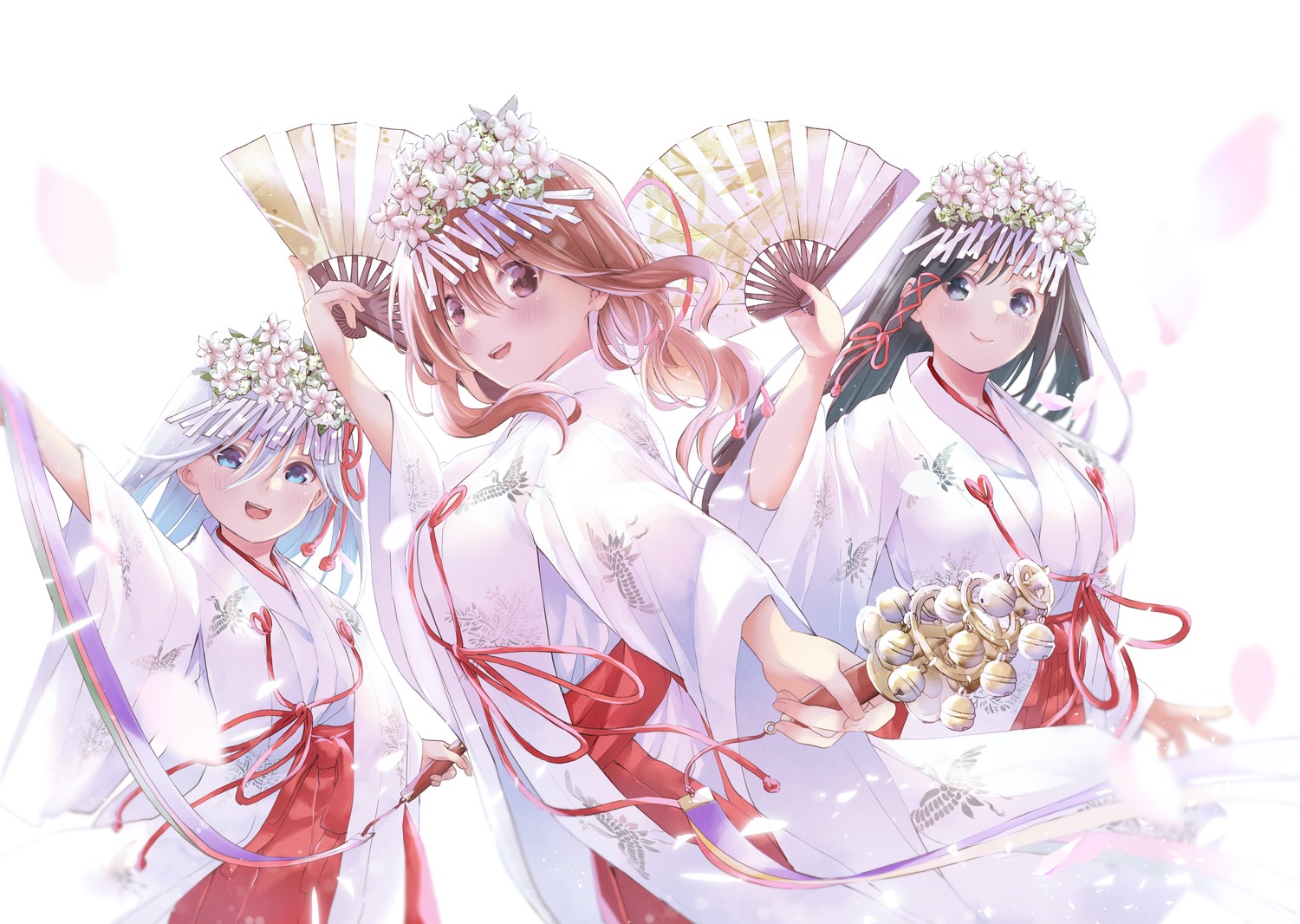 amagami-san_chi_no_enmusubi, amagami_asahi, amagami_yae, amagami_yuna, miko, naitou_marcey
