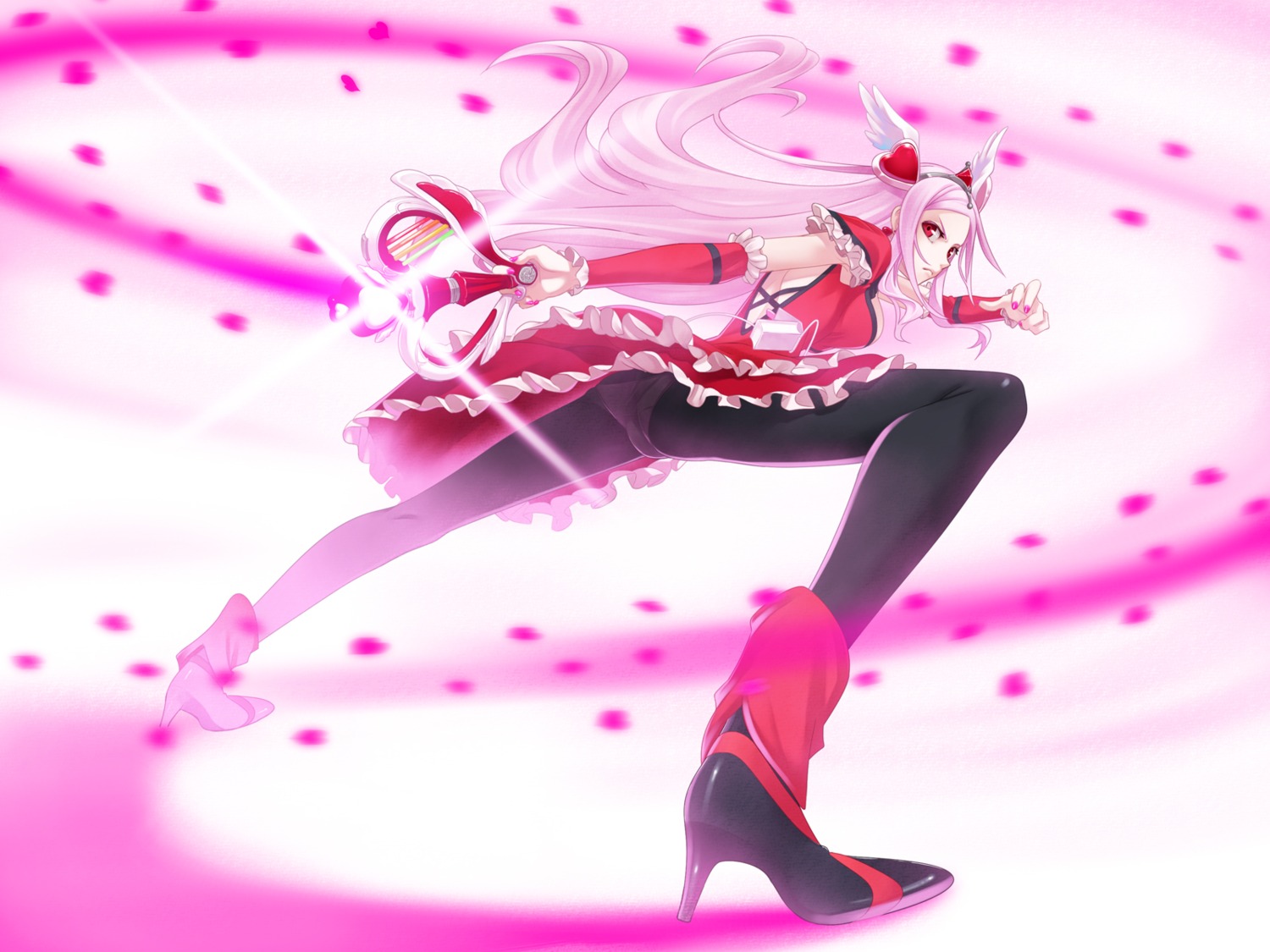 ass, fresh_precure!, hamada_youho, higashi_setsuna, pantsu, pantyhose, precure, wallpaper