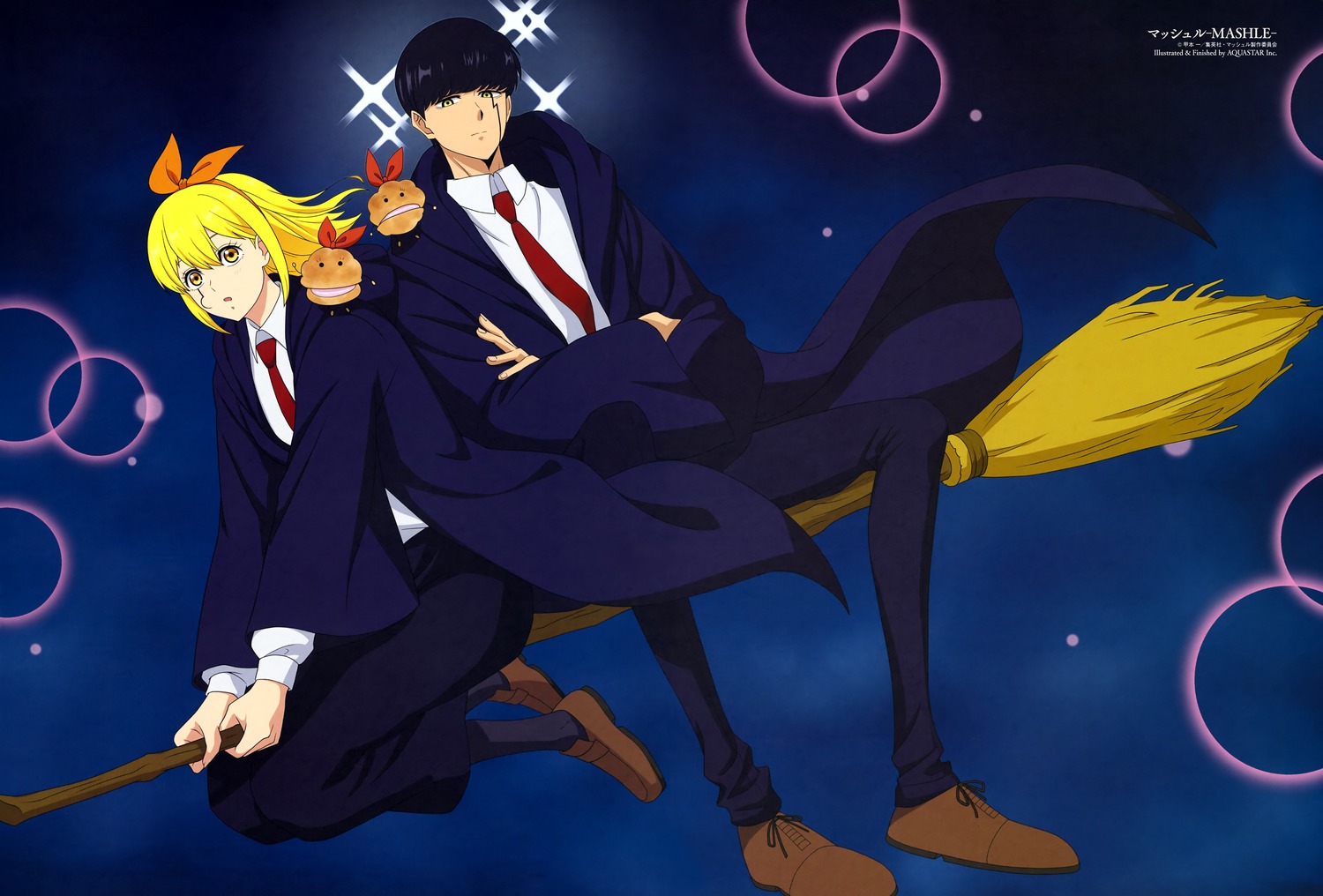 aquastar_inc., lemon_irvine, mash_burnedead, mashle, seifuku, tattoo