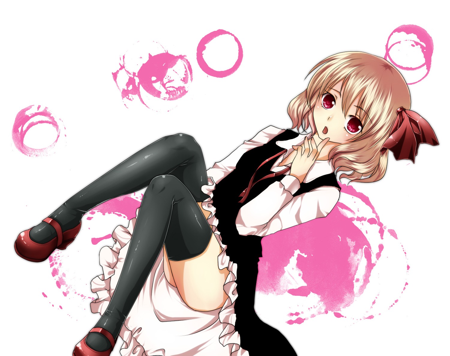 kuroya_lily, rumia, thighhighs, touhou