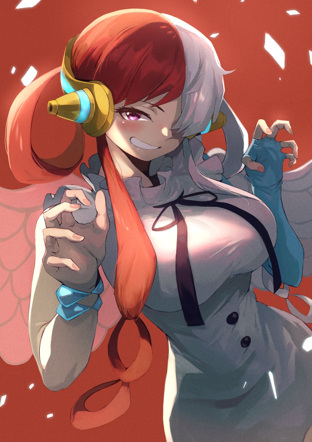 dress, headphones, ohako_(ohako1818), one_piece, one_piece_film:_red, uta_(one_piece)