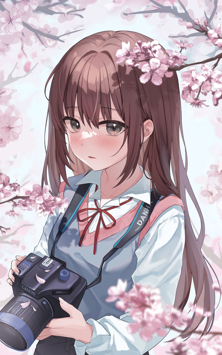 danha, seifuku, sweater