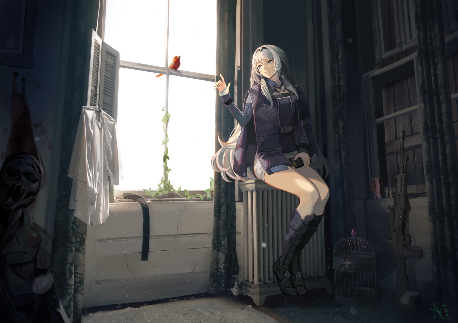 an-94_(girls_frontline), blood, girls_frontline, gun, niac