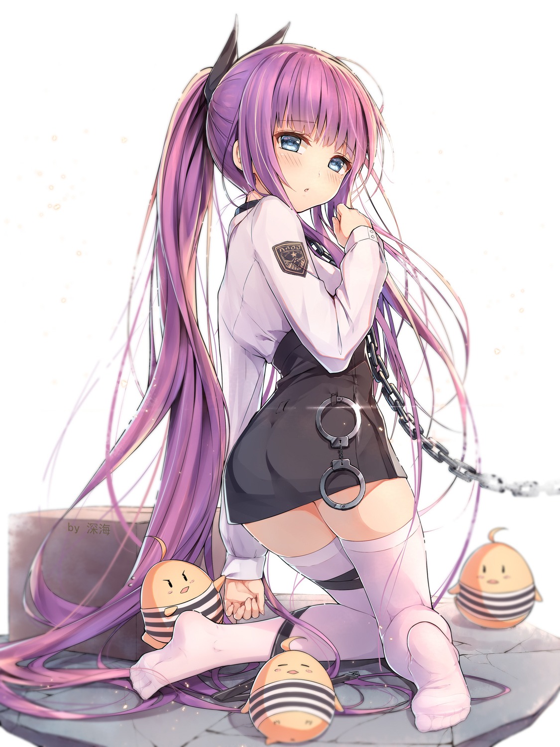 azur_lane, bondage, shenhai_(2556146833), tashkent_(azur_lane), thighhighs
