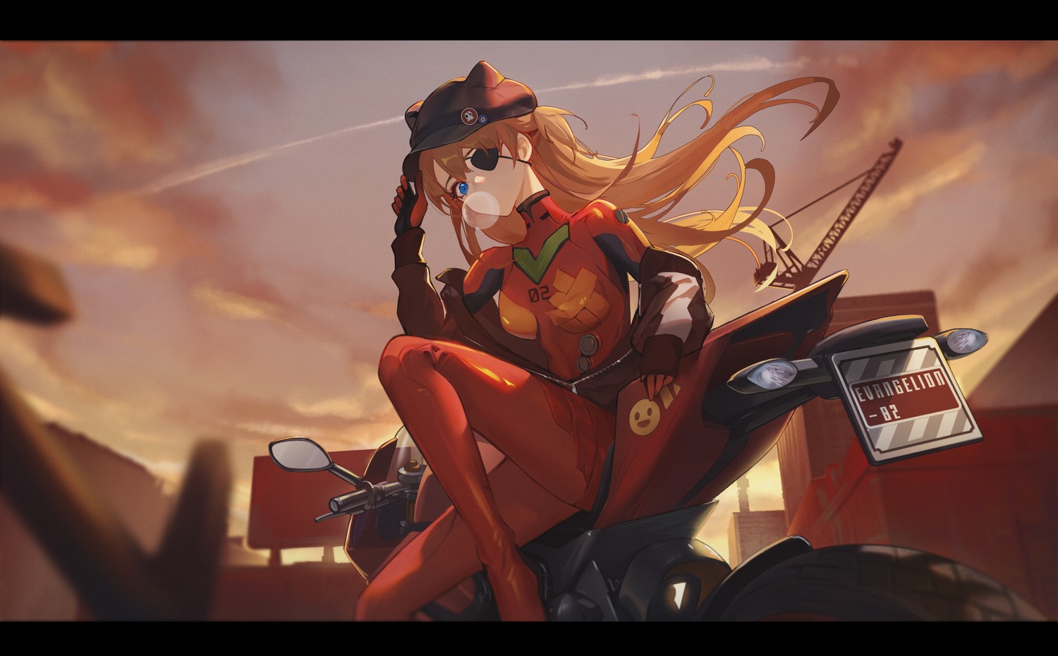bodysuit, eyepatch, neon_genesis_evangelion, souryuu_asuka_langley, szh---