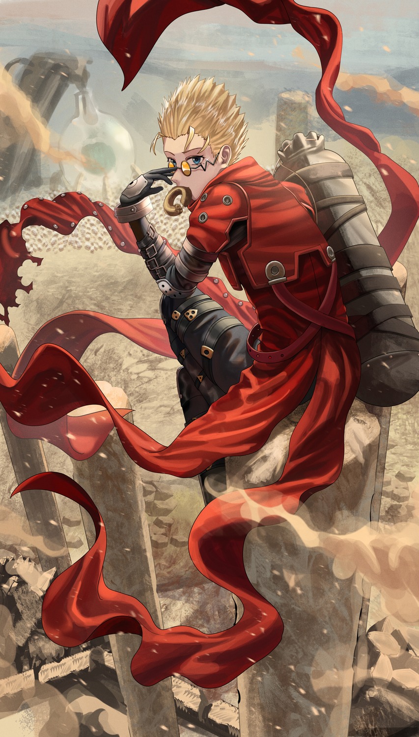 male, megane, silvertsuki1, trigun, vash_the_stampede