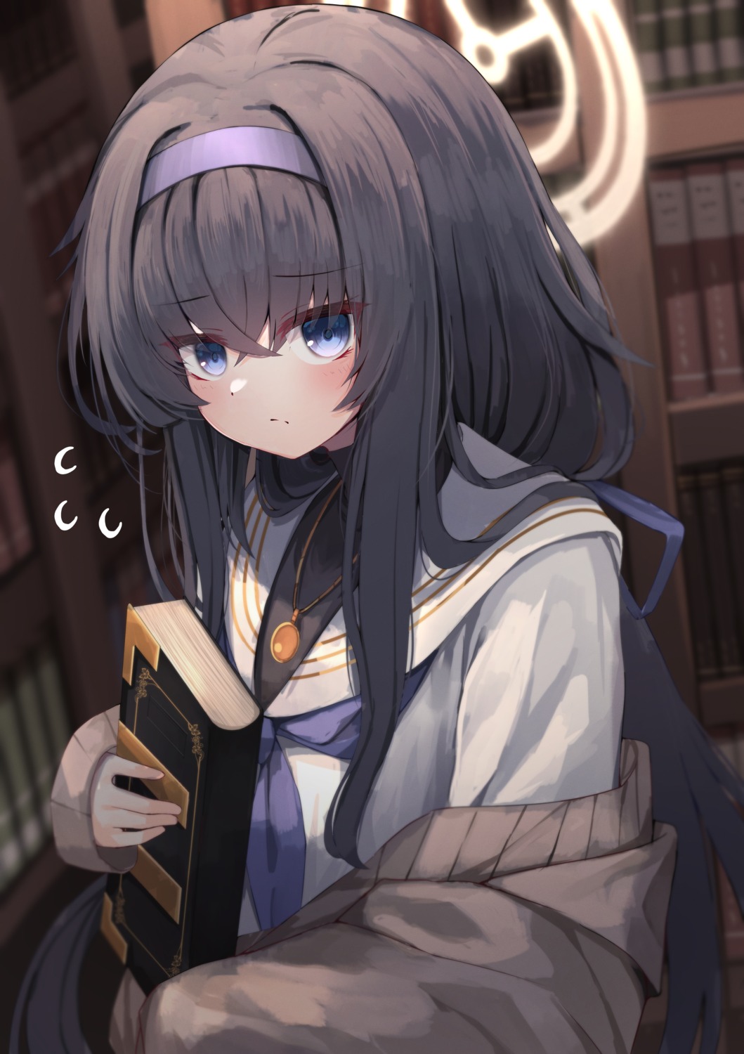blue_archive, halo, kozeki_ui, nodoameyatou, seifuku, sweater