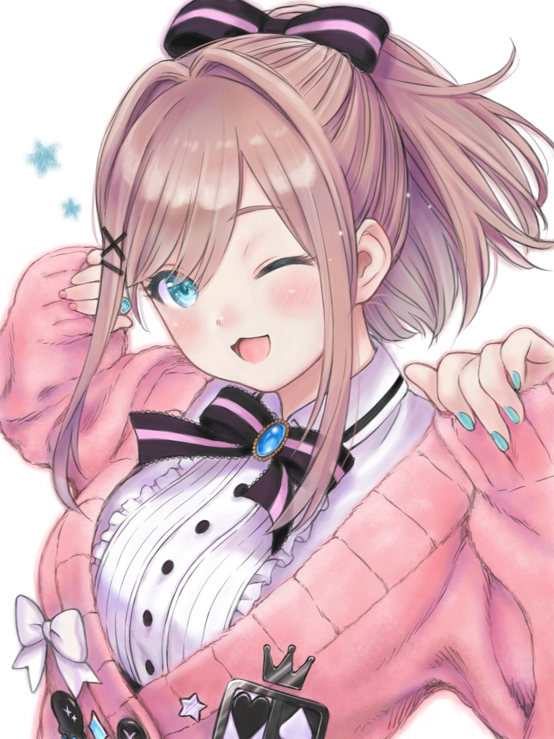 nijisanji, suzuhara_ruru, sweater, yug