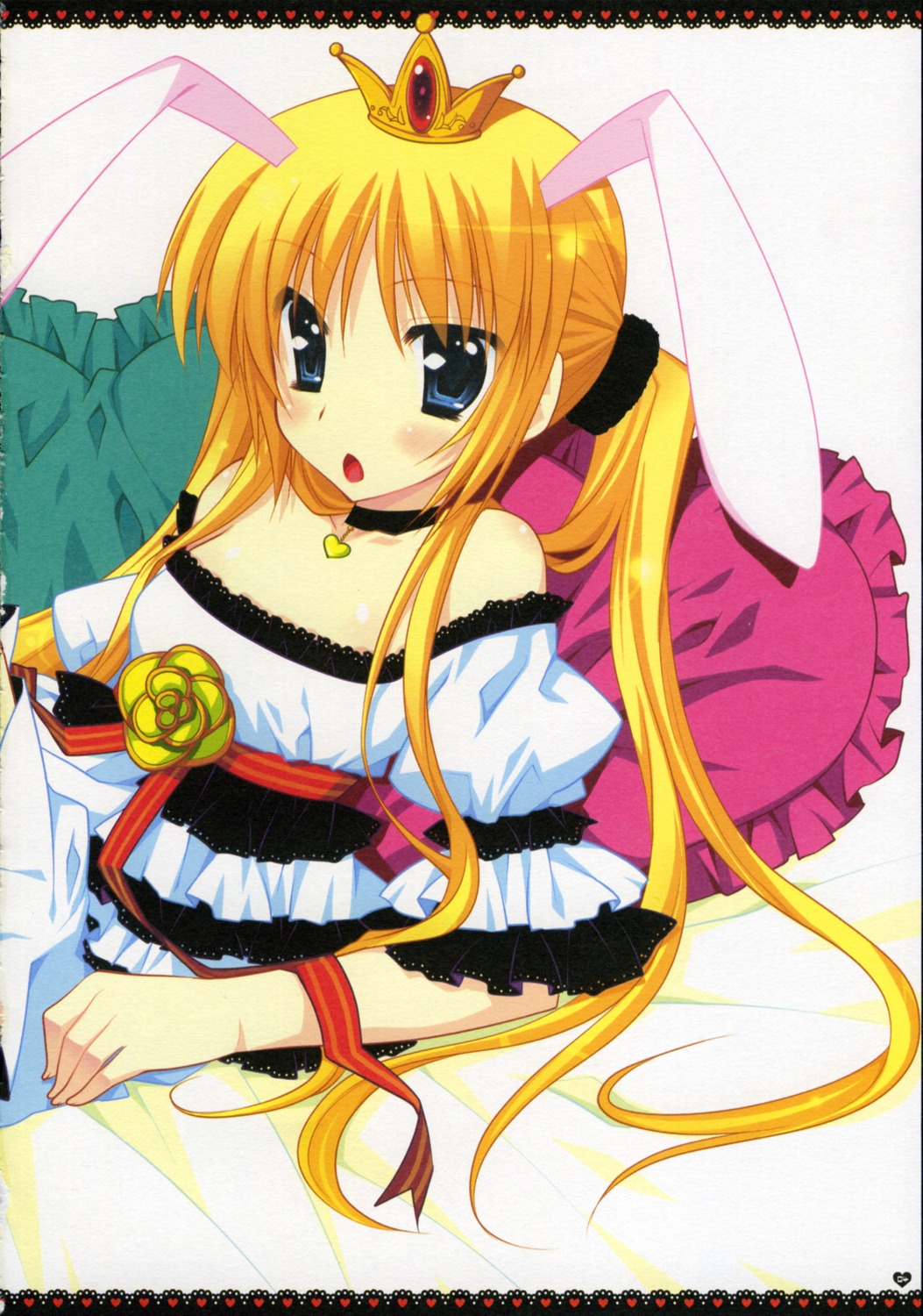 animal_ears, araiguma, bunny_ears, hayate_no_gotoku, pink, sanzenin_nagi