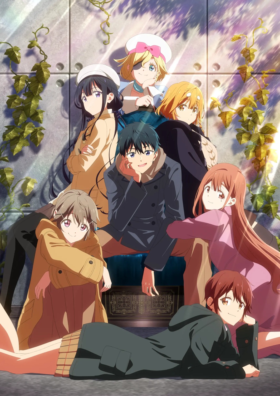 adagaki_aki, eyepatch, fujinomiya_neko, futaba_tae, koiwai_yoshino, makabe_masamune, masamune-kun_no_revenge, muriel_besson, pantyhose, seifuku, shuri_kojuurou, tagme