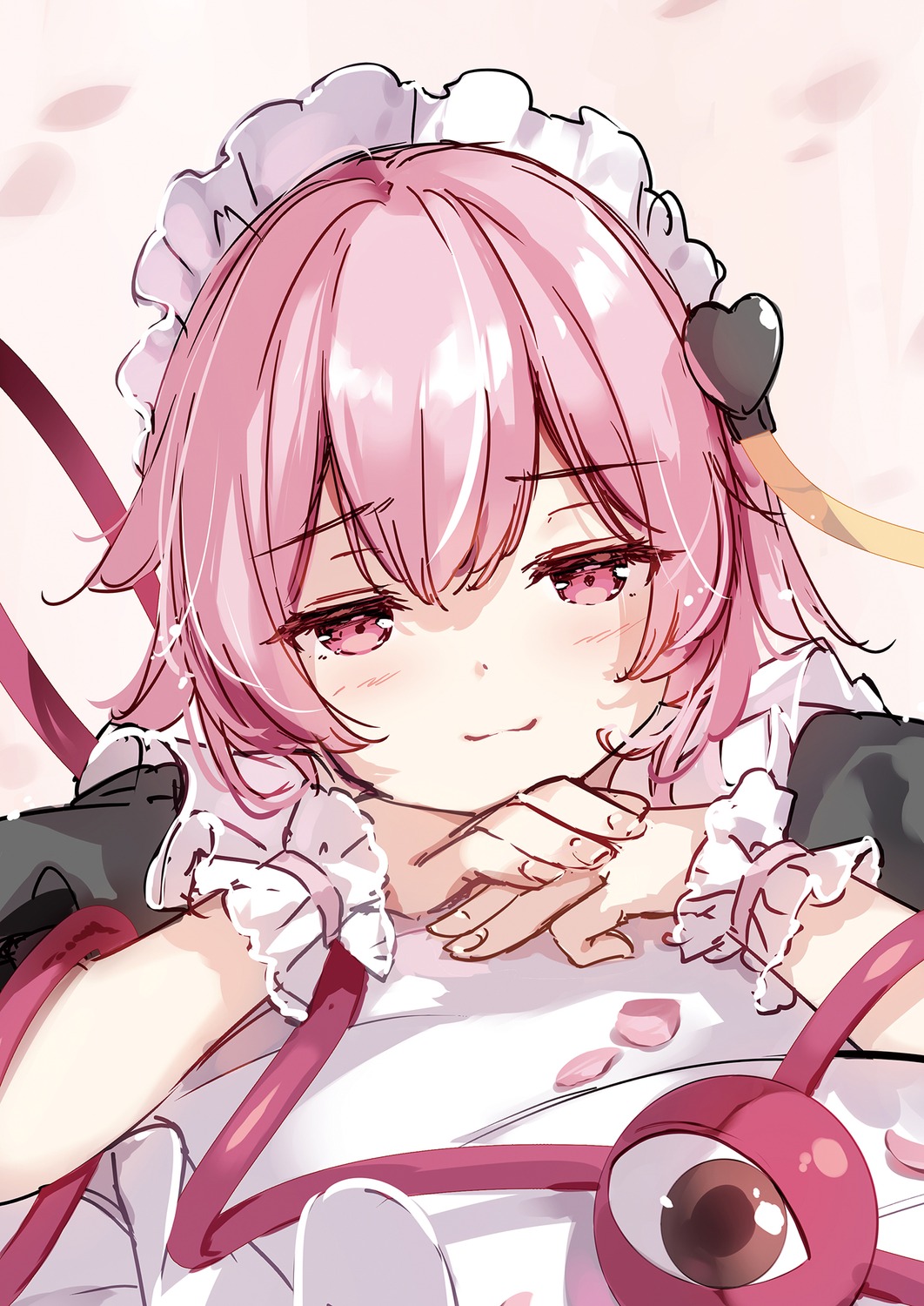 digital_version, komeiji_satori, maid, miyase_mahiro, sketch, touhou