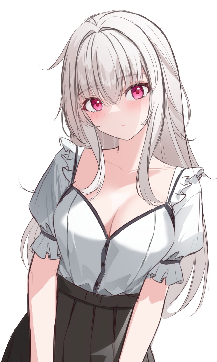 clara_(honkai:_star_rail), cleavage, costone, honkai:_star_rail, sketch