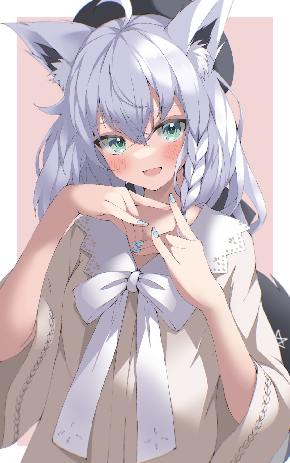 absent, animal_ears, hololive, hololive_gamers, kitsune, shirakami_fubuki