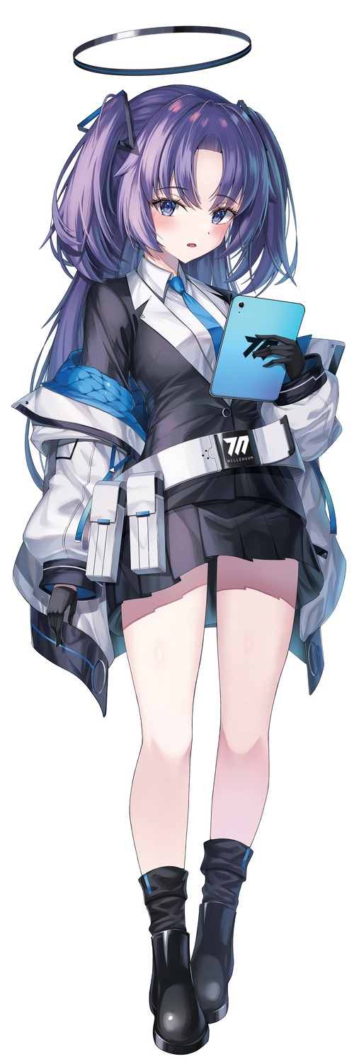alter_(kxk7357), blue_archive, halo, hayase_yuuka, seifuku