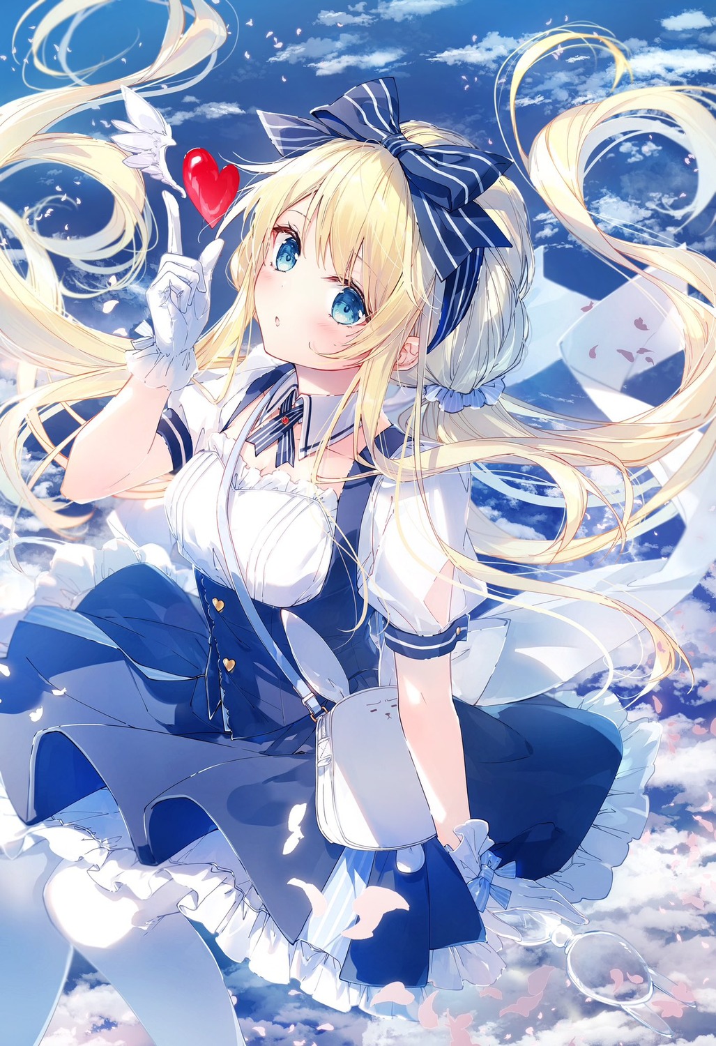 dress, emori_miku_project, emu_alice, mochizuki_shiina, skirt_lift