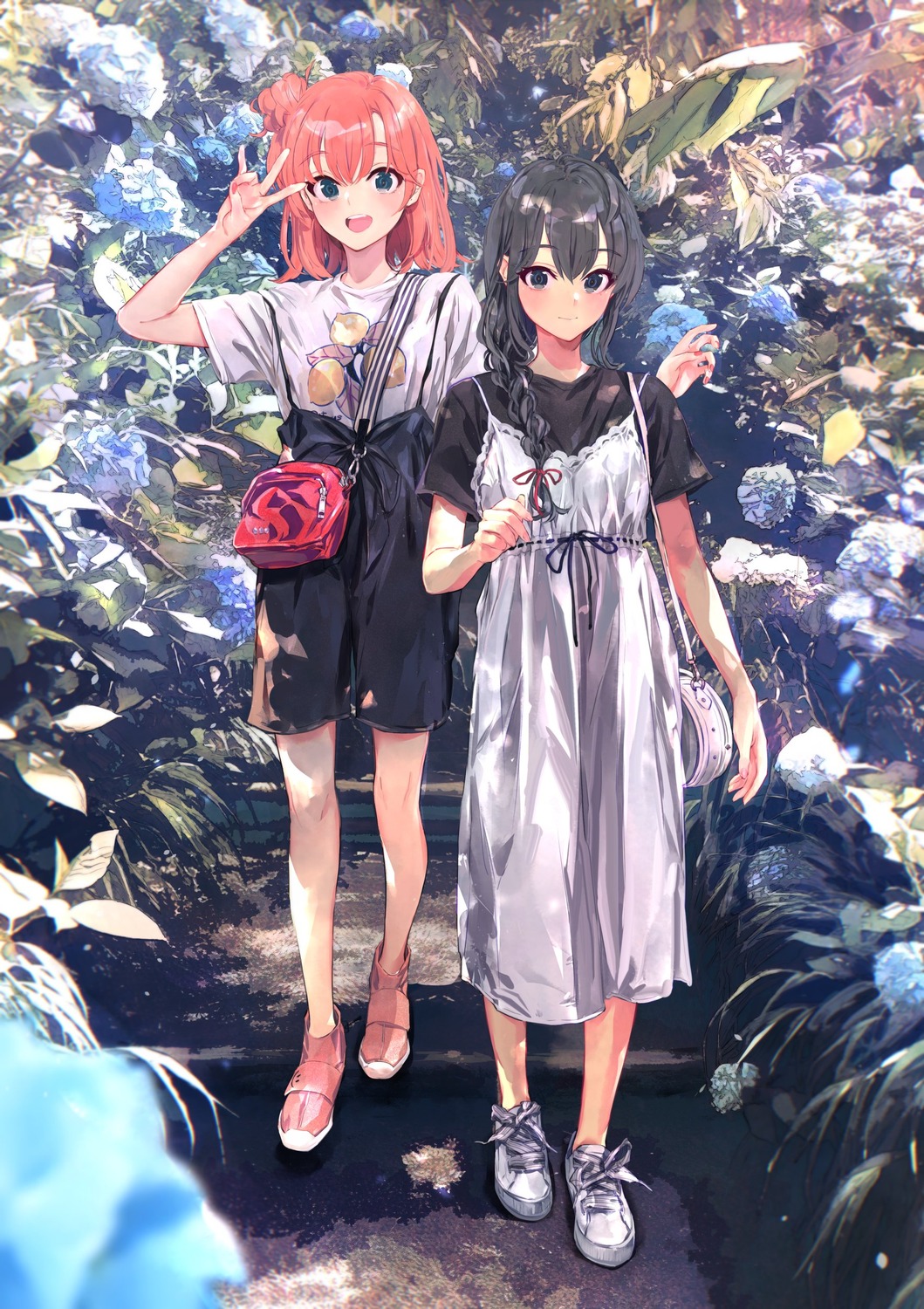 dress, ponkan_8, yahari_ore_no_seishun_lovecome_wa_machigatteiru., yuigahama_yui, yukinoshita_yukino