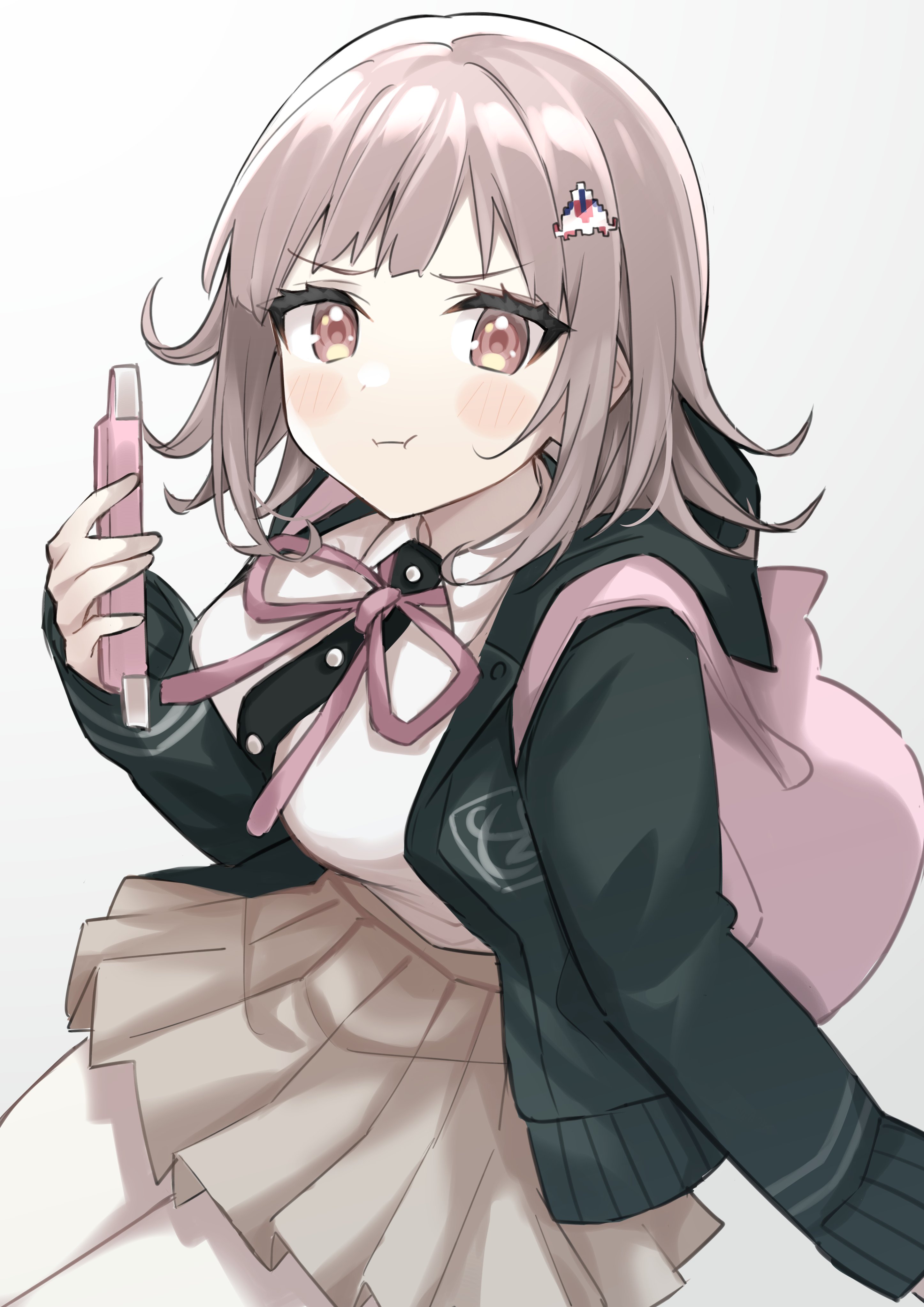 dangan-ronpa, itame_moyashi, nanami_chiaki, seifuku