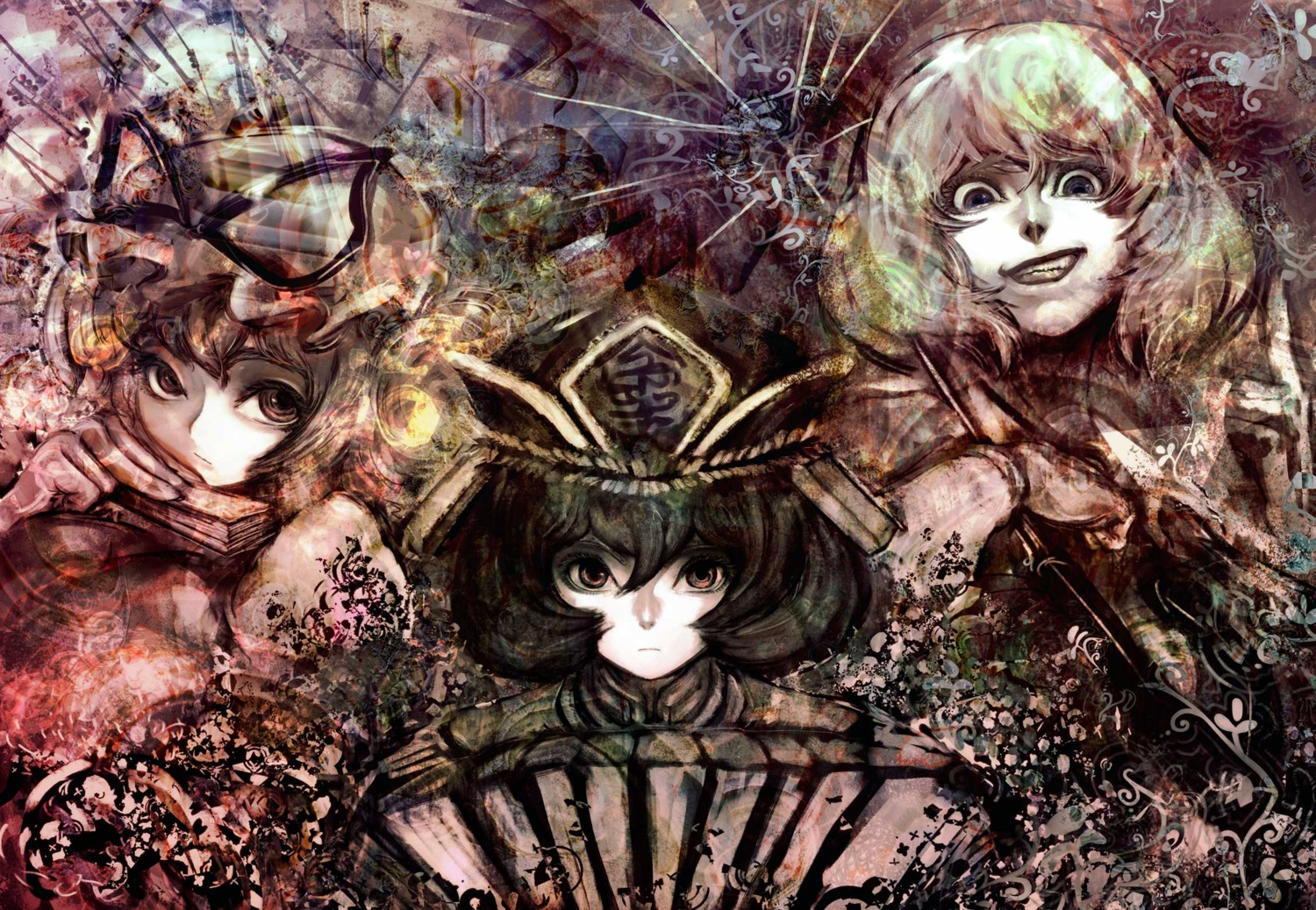 cong1991, kazami_yuuka, shikieiki_yamaxanadu, touhou, yakumo_yukari