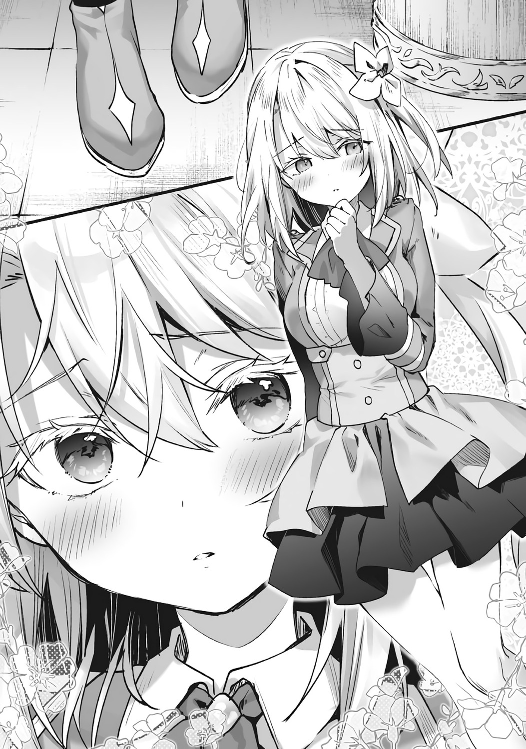 hikikomari_kyuuketsuki_no_monmon, monochrome, riichu, sakuna_memoire, seifuku