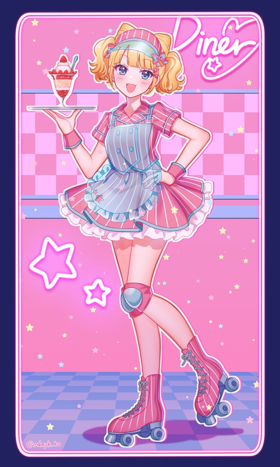 mendamen, minami_mirei, pretty_series, pripara, waitress