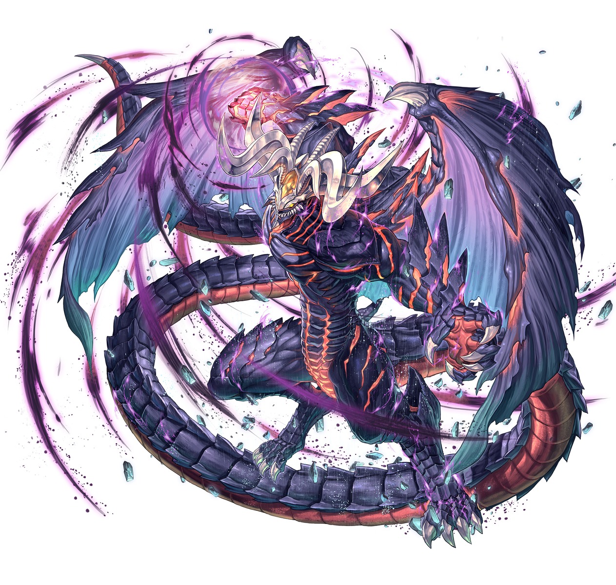 fire_emblem, fire_emblem:_seima_no_kouseki, fomortiis, horns, izuka_daisuke, monster, nintendo, tail, wings