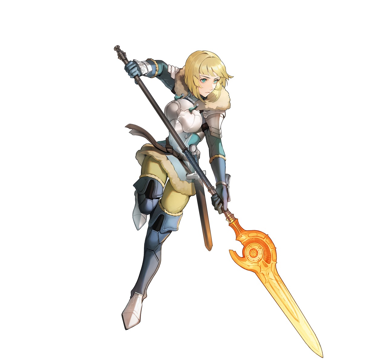 armor, fire_emblem, fire_emblem_three_houses, heels, ingrid_(fire_emblem), nintendo, pantyhose, riz3