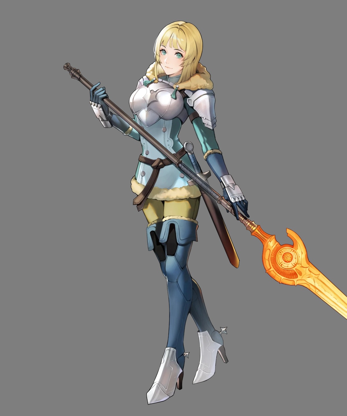 armor, fire_emblem, fire_emblem_three_houses, heels, ingrid_(fire_emblem), nintendo, pantyhose, riz3