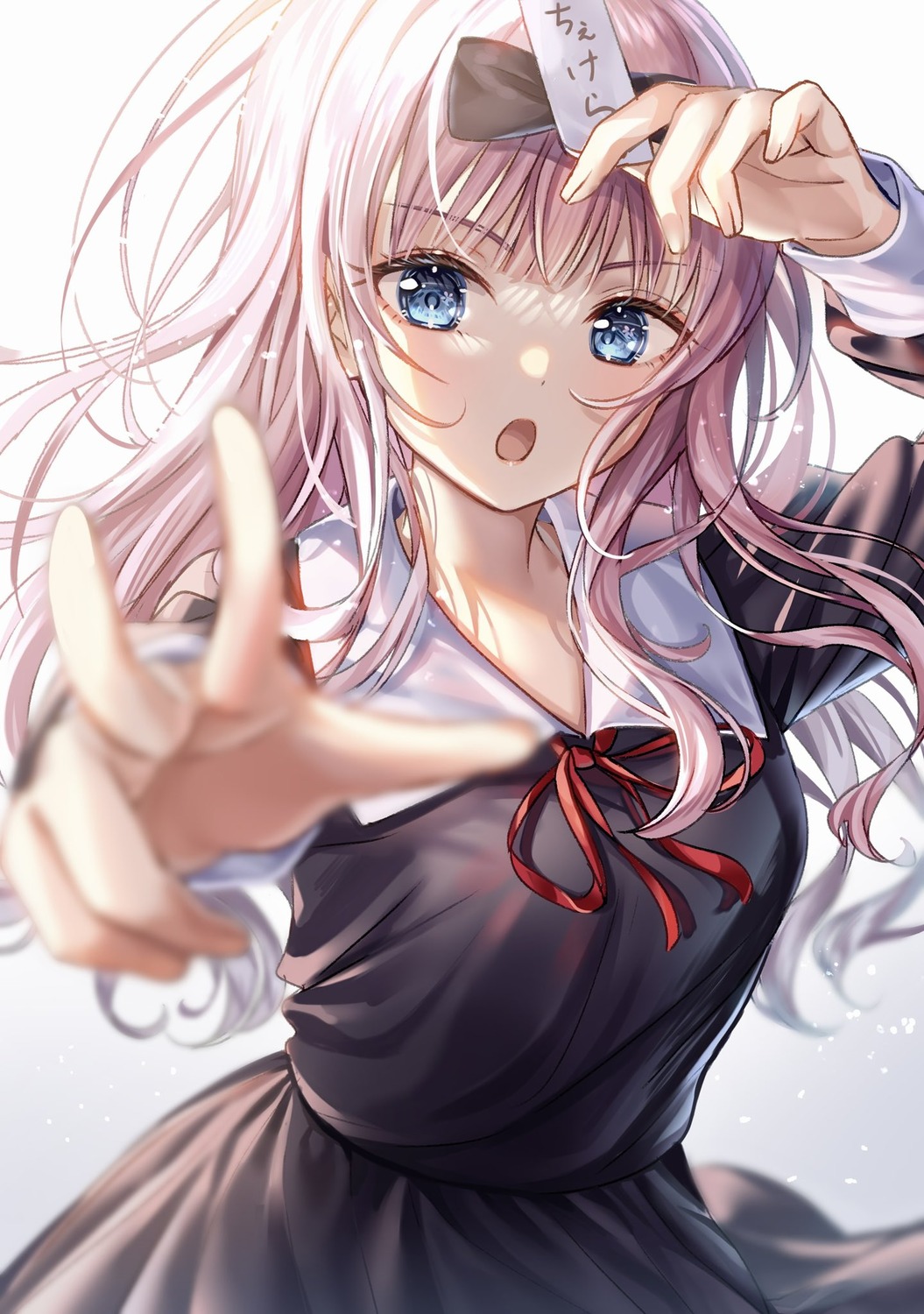 fujiwara_chika, kaguya-sama_wa_kokurasetai_~tensai-tachi_no_renai_zunousen~, sakura_(39ra), seifuku