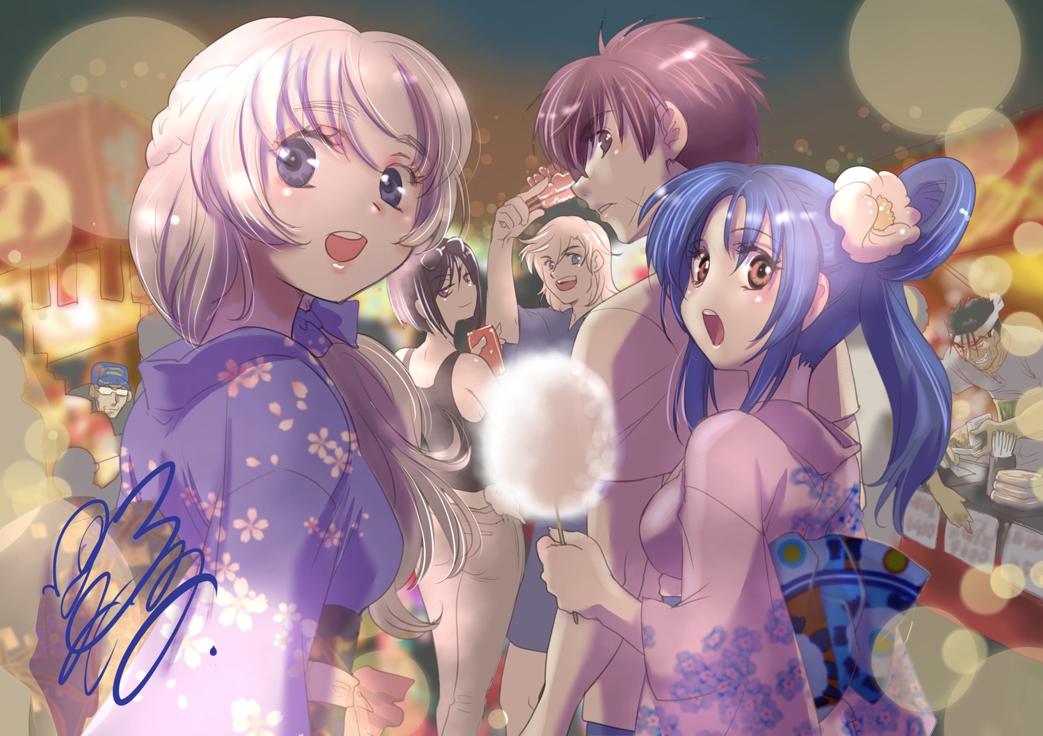 chidori_kaname, full_metal_panic, kurz_weber, melissa_mao, richard_mardukas, sagara_sousuke, shikidouji, teletha_testarossa