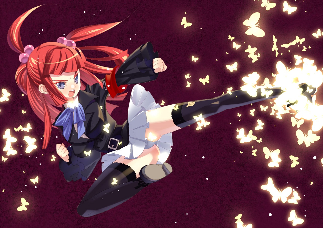 pantsu, seifuku, tensugi_takashi, thighhighs, umineko_no_naku_koro_ni, ushiromiya_ange