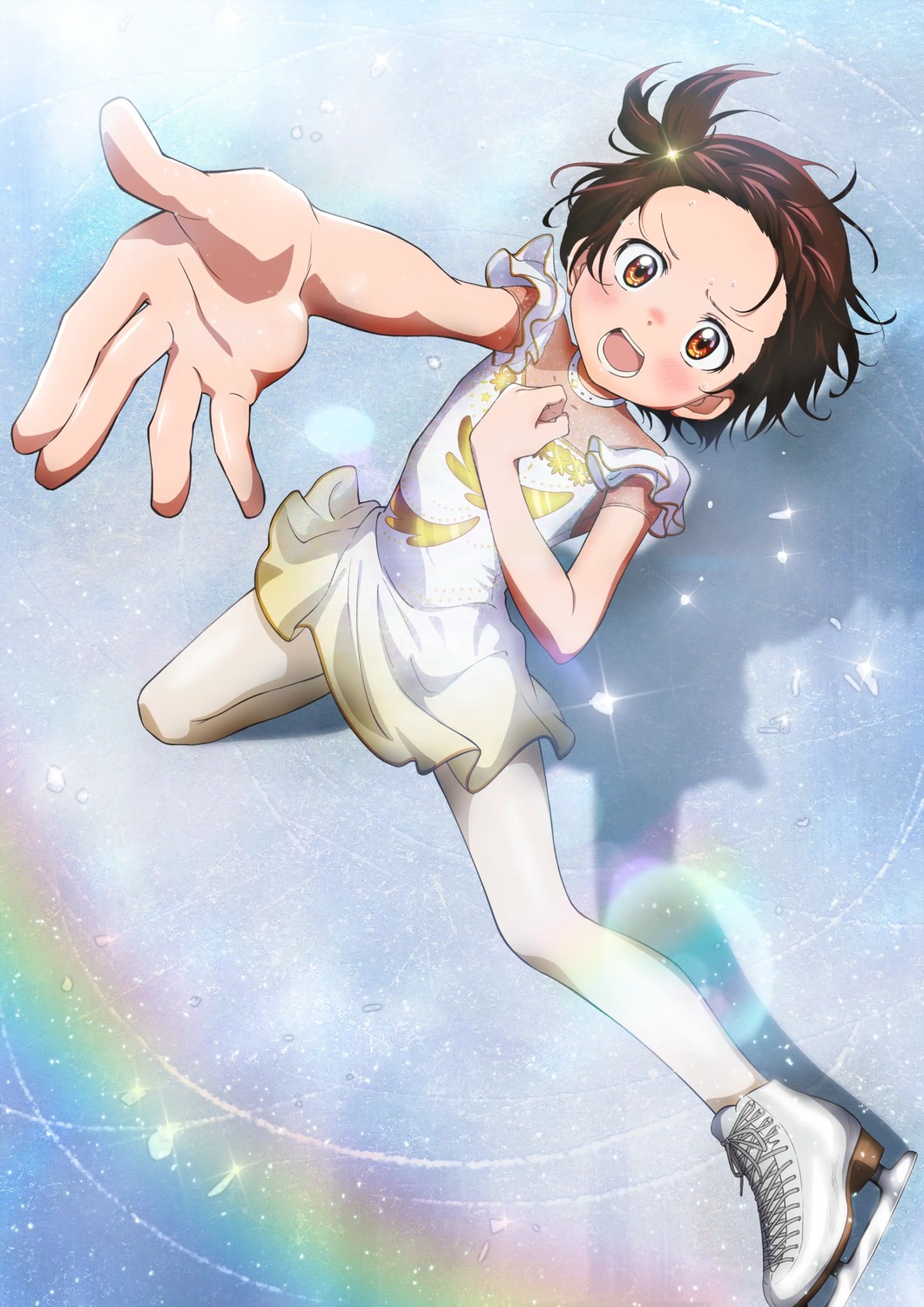 dress, ice_skating, medalist, pantyhose, yuitsuka_inori