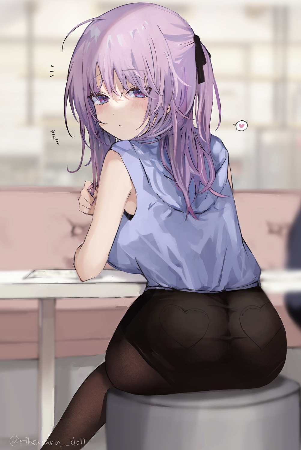 ass, pantyhose, yukari_(rihenara_doll)