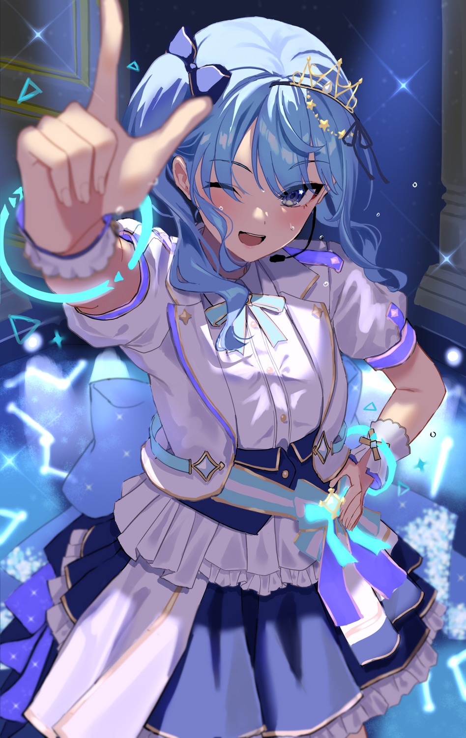 hololive, hoshimachi_suisei, uniform, uuroncha