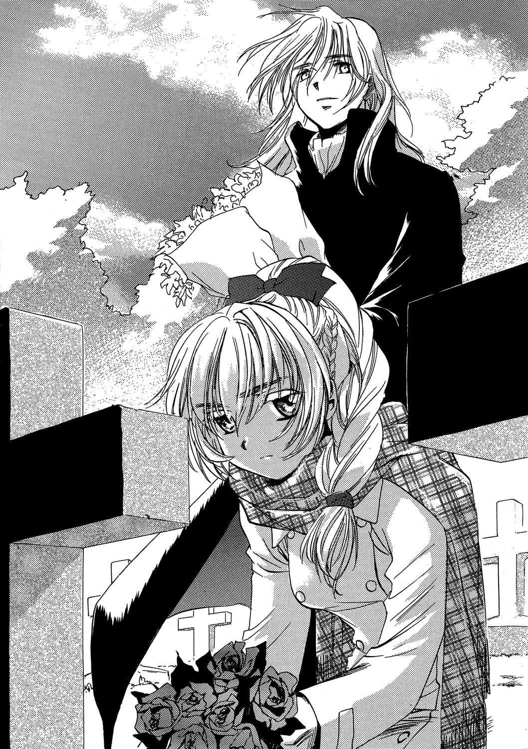 full_metal_panic, leonard_testarossa, monochrome, shikidouji, teletha_testarossa